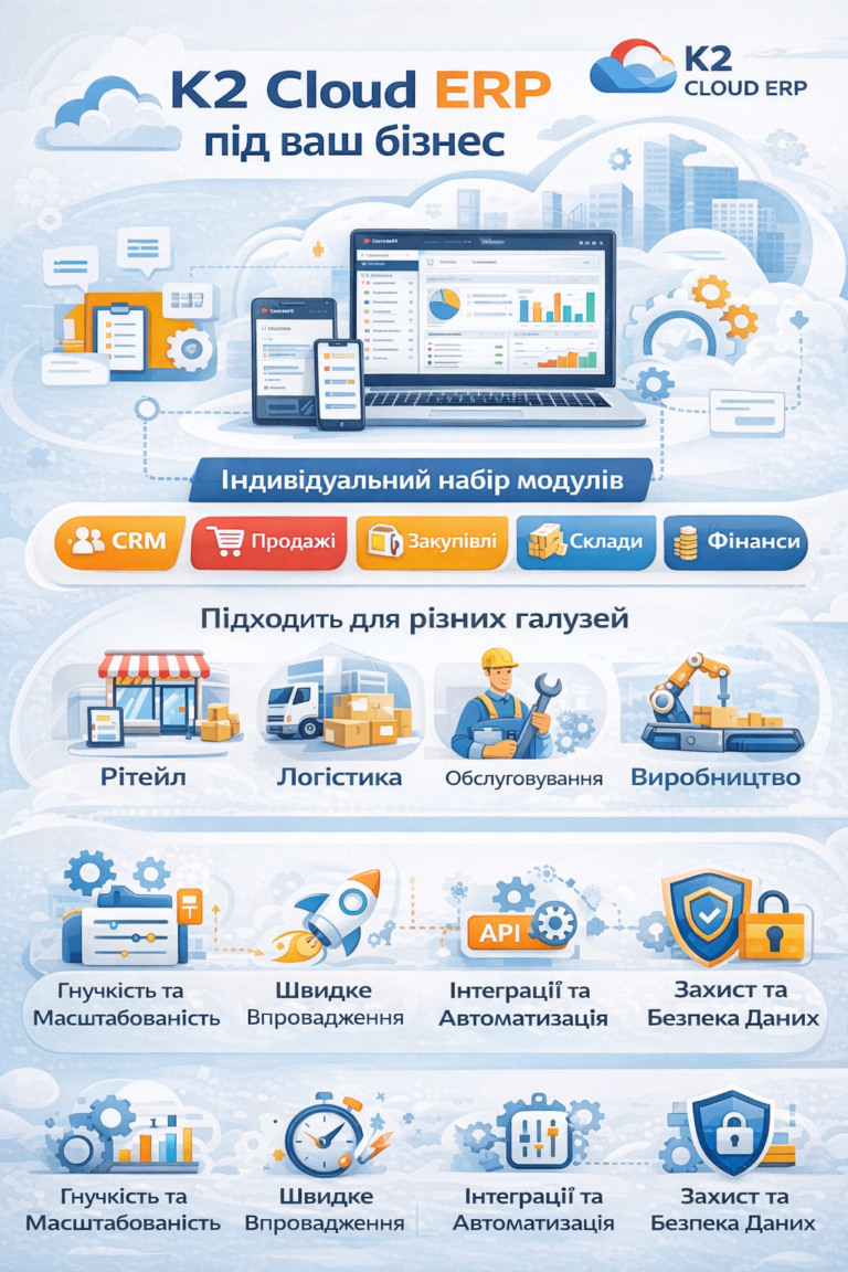 K2 ERP під ваш бізнес: проблема, ціна бездіяльності та рішення K2 ERP: K2 ERP під ваш бізнес