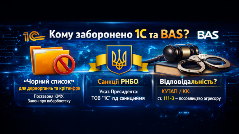Кому “заборонено” 1С та BAS: проблема, ціна бездіяльності та рішення K2 ERP: Кому “заборонено” 1С та BAS?
