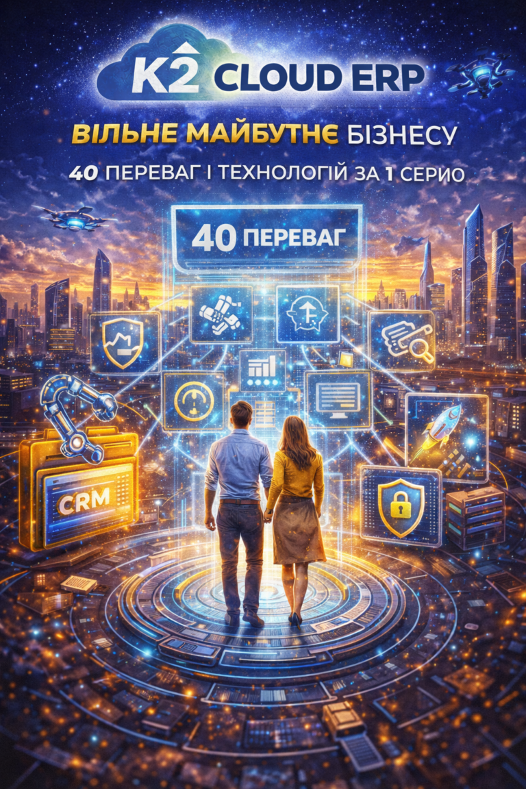 K2 ERP: проблема, ціна бездіяльності та рішення K2 ERP: K2 ERP — вільне майбутнє бізнесу