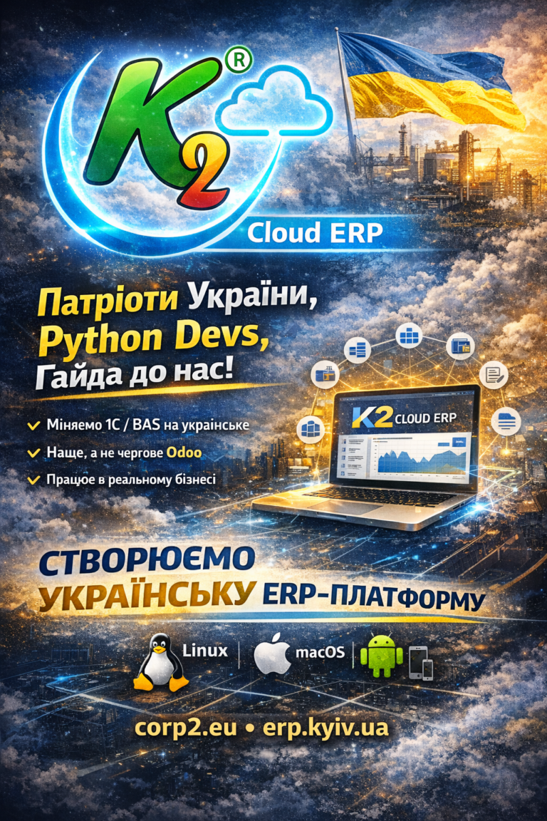 Python Developer (ERP): проблема, ціна бездіяльності та рішення K2 ERP: Python Developer (ERP) — K2 ERP