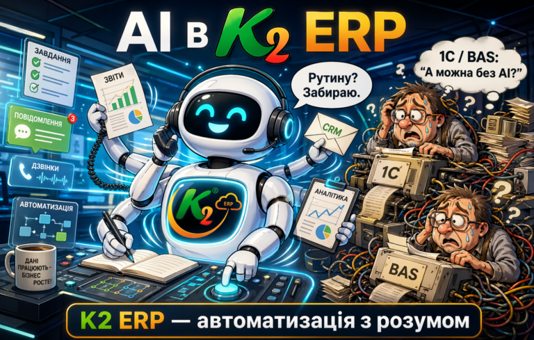 AI в K2 ERP: проблема, ціна бездіяльності та рішення K2 ERP: AI в K2 ERP