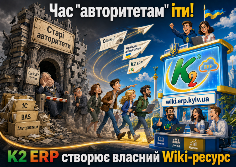 Час “авторитетам” іти: проблема, ціна бездіяльності та рішення K2 ERP: Час “авторитетам” іти