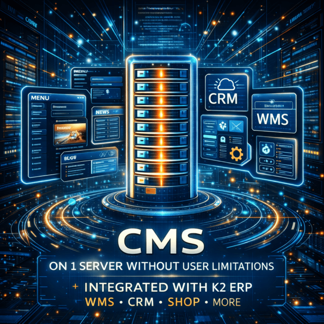 CMS: проблема, ціна бездіяльності та рішення K2 ERP: CMS 1 cms