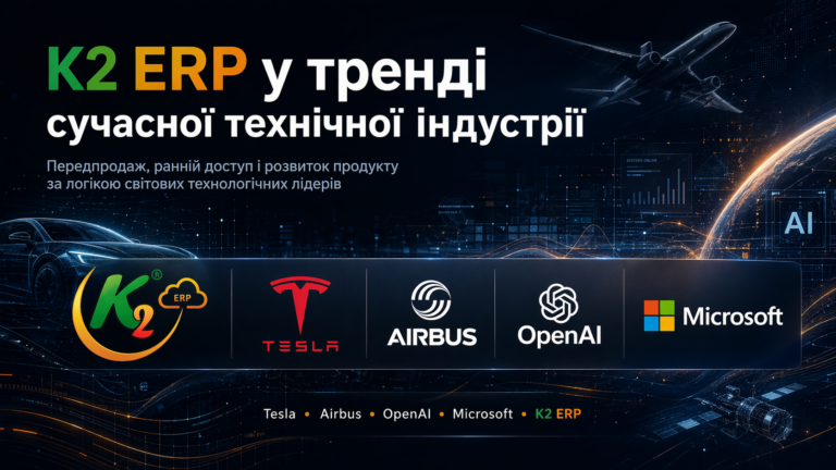 Передпродаж K2 ERP: проблема, ціна бездіяльності та рішення K2 ERP: Передпродаж K2 ERP